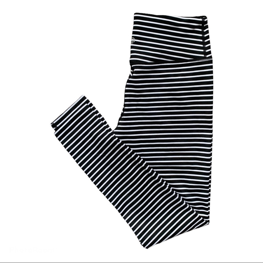 Coreio Women stripped leggings sz medium
